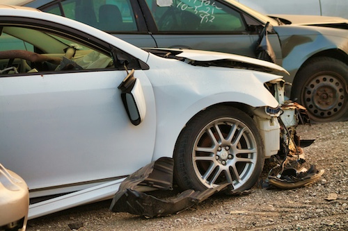 Totaled Car